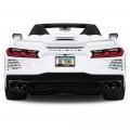 Ipick Image For Chevrolet Corvette C8 Z06 Black Carbon Fiber Texture Abs Plastic 50 States License Plate Frame Is Official