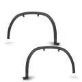 Front Fender Flares Moulding Trim Wheel Opening Molding For Lx Rx350 And Rx450h 2016 2019 Black Polypropylene 2 Pieces 