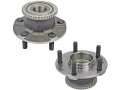 Front Wheel Bearing Hub Assembly Set Of 2 For 1993-1995 Mazda Rx-7 