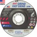 United Abrasives-sait 20060 A24n Fast Grinding Wheel 1 2 X 4 7 8 Type 27 25-pack 