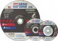 United Abrasives-sait 20060 A24n Fast Grinding Wheel 1 2 X 4 7 8 Type 27 25-pack