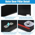 X Autohaux B Pillar Trim Panel Door Windshield Driver Outer Side For Cadillac Escalade Esv Chevrolet Suburban Tahoe 2015-2020