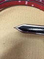 Vintage Style 5 8 Black Chrome Side Body Trim Molding Formed Pointed Ends