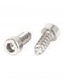 Uxcell 100 Pcs M2 6x8mm Stainless Steel Hex Socket Cap Head Self Tapping Screws