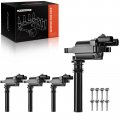 A-premium Engine Ignition Coil Pack Compatible With Dodge Ram 1500 00 3500 Durango Magnum 300 Jeep Grand Cherokee Chrysler 4 7l