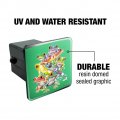 Tropical Rainforest Tree Frog Balancing Act Tow Trailer Hitch Cover Plug Insert
