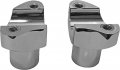 Harddrive H57-6076cf-2 Forged Straight Handlebar Risers 2in Rise Chrome 