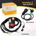 Handlebar Key Switch For Honda Trx400ex 400ex 2005-2007 Trx450er 450er 2006-2014 35200-hn1-a41 35150-hp1-a03 35100-hp1-003