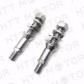Httmt Mt400-012 Hdbolt- Hrome Rearview Mirrors Compatible With H-d Flht Flhr Road King Flhtc Classic