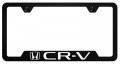 Au-tomotive Gold Inc Officially Licensed Uv Printed Logo On Black Polycarbonate Notched License Plate Frame For Honda Cr-v