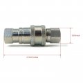The Rop Shop 1 4 Hydraulic Quick Coupler For Western Tri Plow Midweight Snow