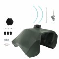 Labwork Plastic Fuel Tank Replacement For Honda Fourtrax 300 Trx300 1993-2000 With Petcock Green