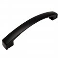 Cosmas 10 Pack 616-128fb Flat Black Modern Cabinet Hardware Arch Handle Pull 5 Inch 128mm Hole Centers 