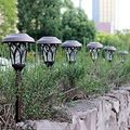 Gigalumi Solar Pathway Lights Outdoor 6 Pcs Super Bright High Lumen Powered Led Garden For Lawn Patio Yard 