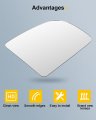 Ocpty Towing Mirror Glass Fit For 1999-2016d F-250 F-350 F-450 F-550 Super Duty 2000-2005 For Ford Excursion Manual Left Side