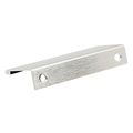 10 Pack Rok Hardware 3-5 32 80 Mm Modern Style Finger Edge Pull 3-15 16 100 Length Aluminum Metal Brushed Stainless Steel 