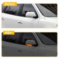Uxcell Car Led No 876233j000 Right Side Rear View Mirror Turn Signal Amber Light Indicator For Hyundai Veracruz Santa Fe
