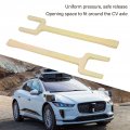 Oukens 2pcs Axle Popper Kit Steel Cv Wedge And Shim Ball Joint Separator Tools Fit For Fwd Vehicles