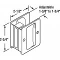 Prime-line N 7085 Pocket Door Handle And Pull 2-1 2 In L X 1-3 8 W 2-3 4 D Solid Chrome Plated Single Pack