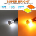 Glofe 3157 Led Bulb Switchback 3156 4157 Anti Hyper Flash Canbus Ready No Load Resistor Need Dual Color Amber Turn Signal Light