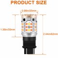 Glofe 3157 Led Bulb Switchback 3156 4157 Anti Hyper Flash Canbus Ready No Load Resistor Need Dual Color Amber Turn Signal Light