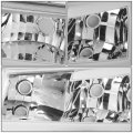 Led Drl Chrome Housing Amber Corner Headlight Lamps Tool Kit Compatible With Chevy Avalanche Silverado 03-07