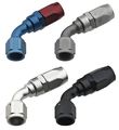 Fragola 3000 Series Power Flow 60 Degree Bent Tube Hose End -16 An Black 
