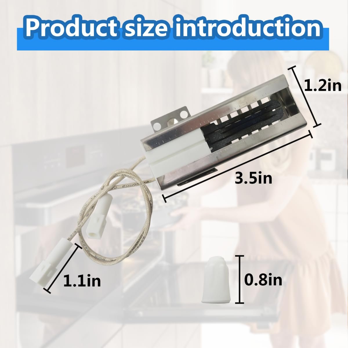 Dg94-01012a Oven Igniter Replacement For Sam-sung Replaces Ap5967723 Ps11720750