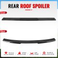 Ikon Motorsports Rear Window Roof Spoiler For 2006-2015 Honda Civic Sedan 4-door V Style Carbon Fiber Print Abs Top Roofline