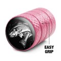 Redfish Fishing Illustration Valve Stem Caps For Tire Rim Wheel Aluminum Pink
