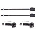 4-piece Inner Outer Tie Rod Ends Fit 1991-2003 Ford Escort 1991-1999 For Mercury Tracer 