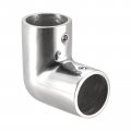 Rail Elbow Fitting 90 Degree 2-way 316 Stainless Steel Pipe Connector Polishing For 23mm 0 9 Od Handrail Railing 