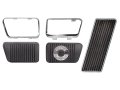 Compatible Replacement Brake Clutch Gas Pedal Pads Kit Eb65mupedst-mtdisc