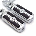 Smt-chrome Adjustable Highway Peg Mounting Kit Skull Zombie Footrest Compatible With V-star Roadstar Suzuki Boulevard Equipped
