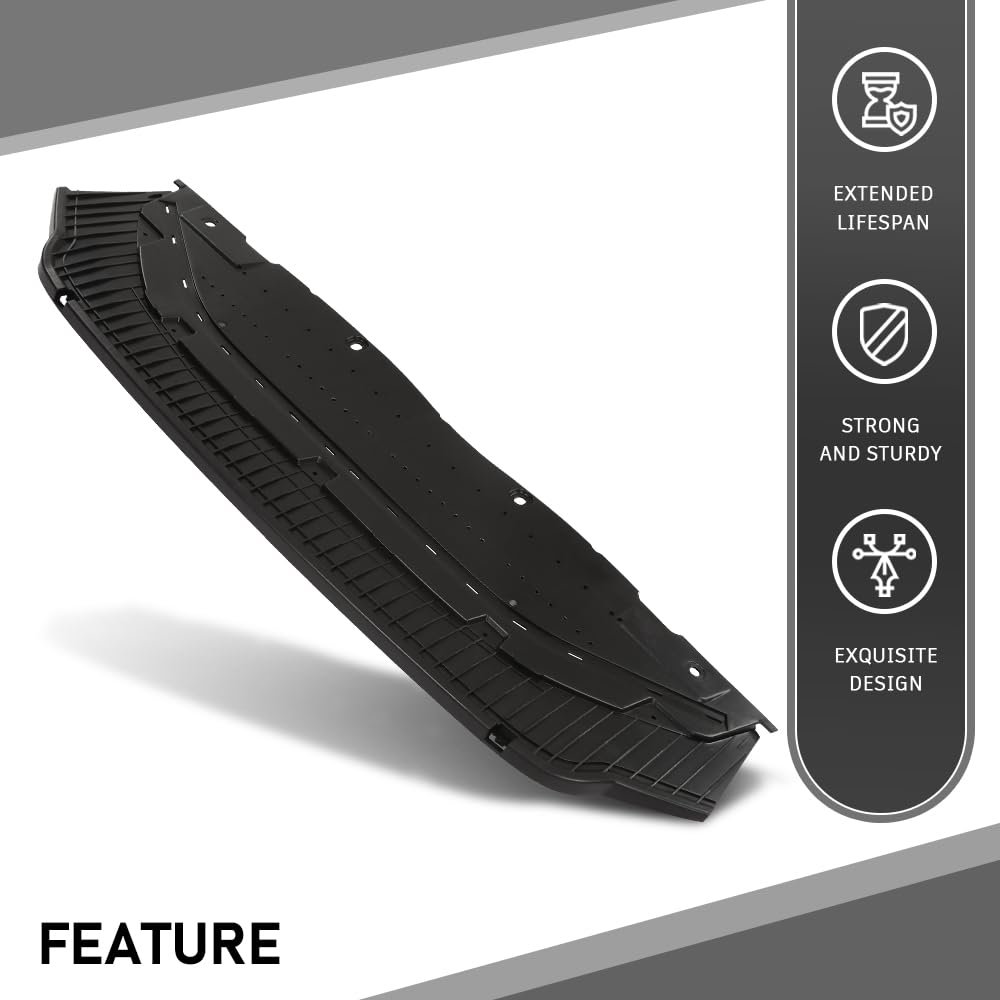 Front Lower Engine Splash Shield And Bumper Grill Plate For Audi A6 Quattro 2012 2015 4g0807611 4g0 807 611 Black Polypropylene