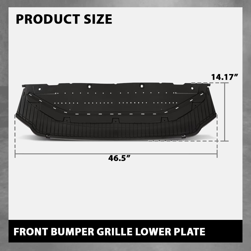Front Lower Engine Splash Shield And Bumper Grill Plate For Audi A6 Quattro 2012 2015 4g0807611 4g0 807 611 Black Polypropylene