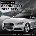 Front Lower Engine Splash Shield And Bumper Grill Plate For Audi A6 Quattro 2012 2015 4g0807611 4g0 807 611 Black Polypropylene