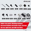 G-plus Fender Flares Compatible With 2015-2017 Ford F150 67 0 78 8 97 4 Bed Length Models Only Not Fit W 68t Technology Package