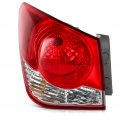 Ocpty Tail Light Assembly 1pcs Replacement For 2011-2015 Chevrolet Cruze 2016 Limited Chrome Housing Red Lens