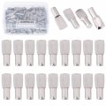 Glarks 150-pieces 5mm Shelf Support Pegs Pins Spoon Shape Cabinet Furniture Shelve Nickel Plated 