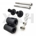 Smt-carbon No Cut Frame Slider Crash Protector Compatible With 2013-2014 Kawasaki Ninja Zx-6r B00ruep71q