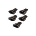 Engine Oil Drain Plugs For Cadillac Xt6 2021 2022 2023 2024 2025 5 Pieces Plastic Black Square Head O Ring Gasket 12713651 