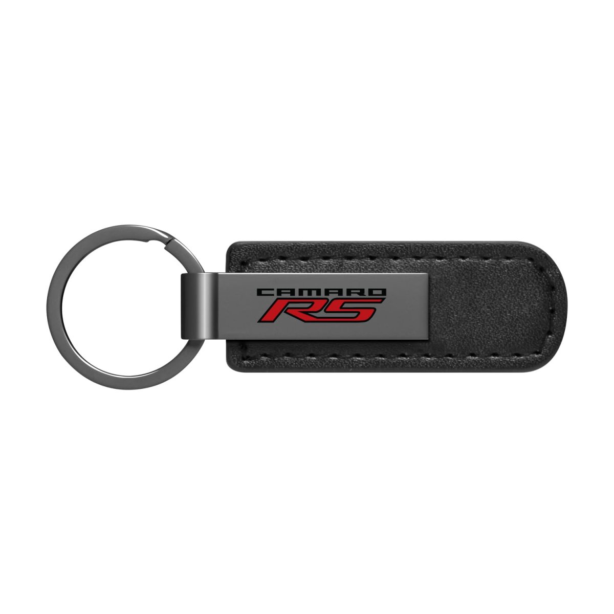 Chevrolet Camaro Rs Pu Leather Strap Black Metal Bar Keychain Official Licensed 3 75 In X 1 Modern Unisex Style