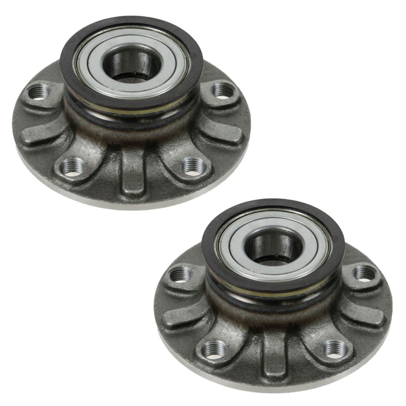 Trq Rear Wheel Hub Bearing Lh Rh Pair Set For Audi Golf Gti Rabbit A3 Vw