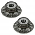 Trq Rear Wheel Hub Bearing Lh Rh Pair Set For Audi Golf Gti Rabbit A3 Vw