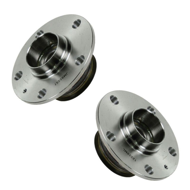 Trq Rear Wheel Hub Bearing Lh Rh Pair Set For Audi Golf Gti Rabbit A3 Vw