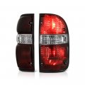 Smoke Red Lens Oe-style Tail Light Lamp Assembly For 2001-2004 Toyota Tacoma Pickup Truck Driver Passenger Side 