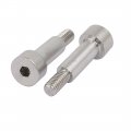 Uxcell 304 Stainless Steel Hex Socket Shoulder Bolt 8mm Dia 20mm Length M6 Thread 5pcs
