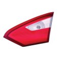 Ford Focus 2012 2013 2014 Tail Light Assembly Passenger Side Inner Capa Red And Clear Lens Sedan Mounts On Trunk Lid W Bulbs 