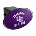 University Of Evansville Purple Aces Logo Oval Tow Hitch Cover Trailer Plug Insert 2